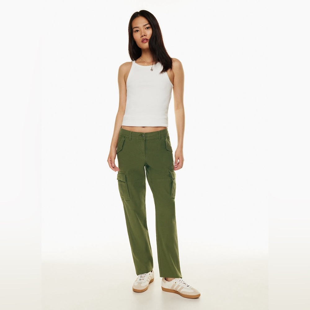 Aritzia Wilfred Free Glacier Cargo Pants with 6 pockets (2 front patch pockets)